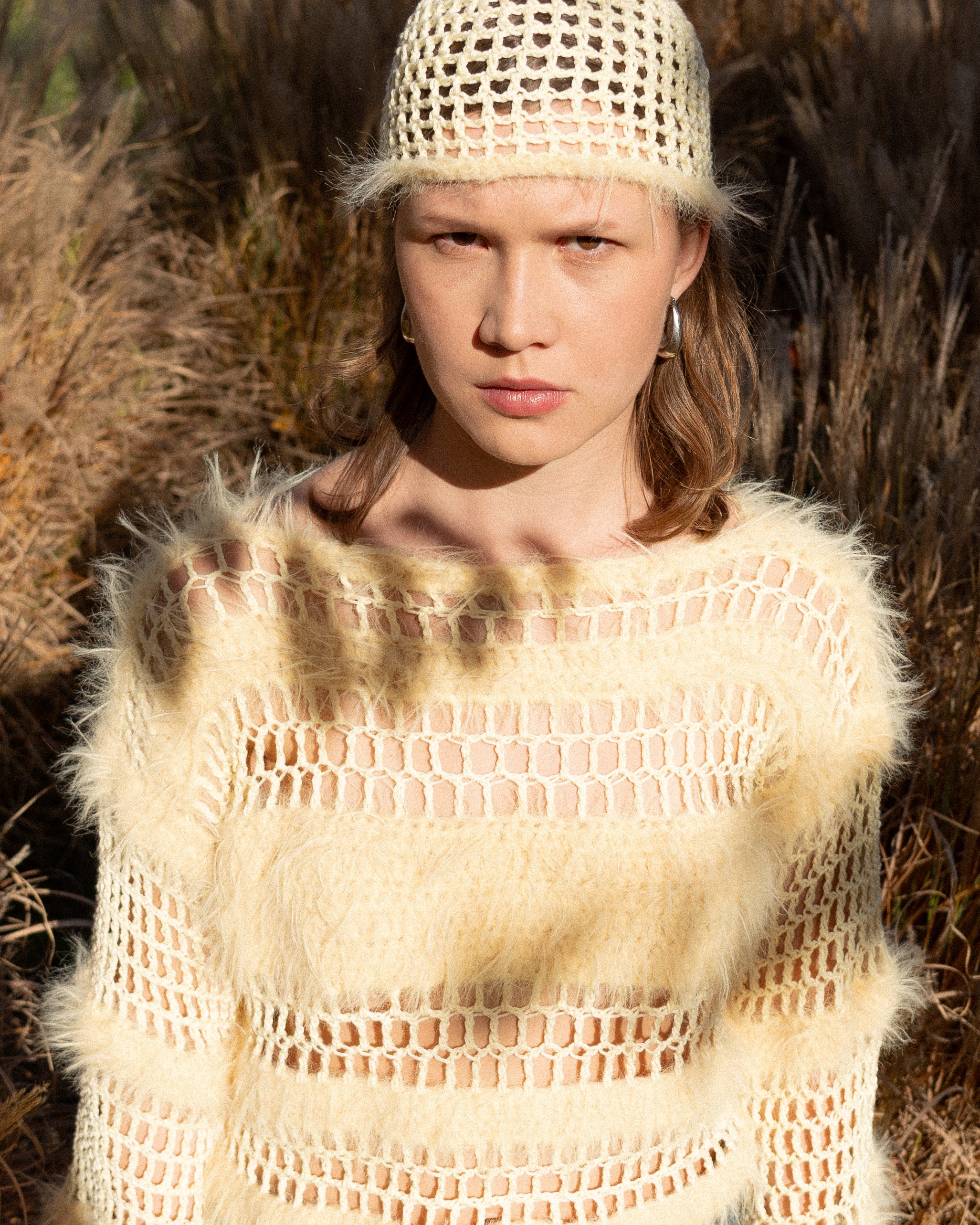 HOLLANDAISE FISHNET HAT