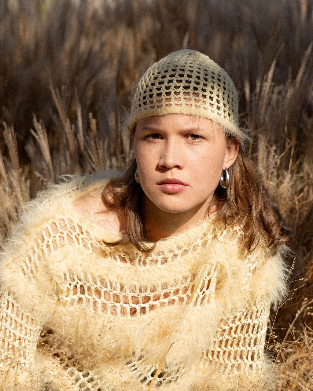 HOLLANDAISE FISHNET HAT